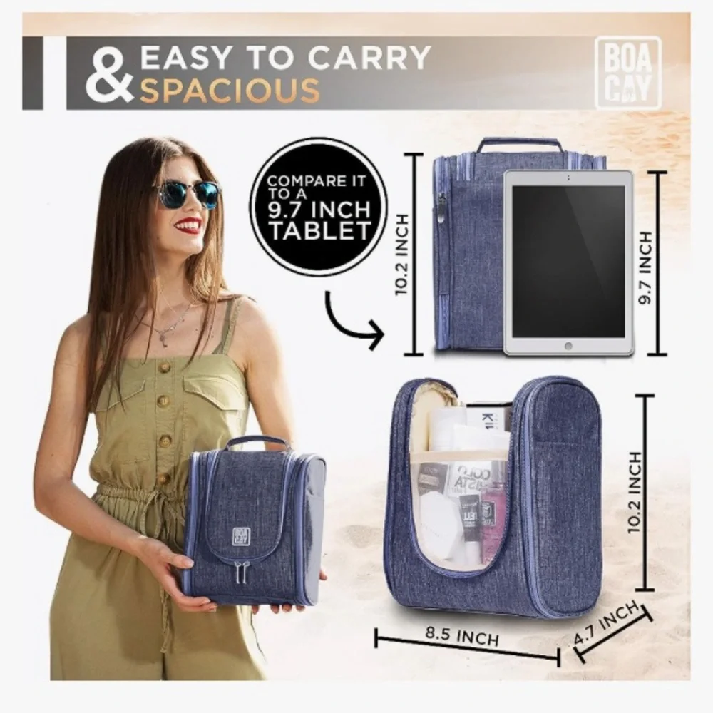 BOACAY TOILETRY ORGANIZER new in package travel dormlife gender neutral
